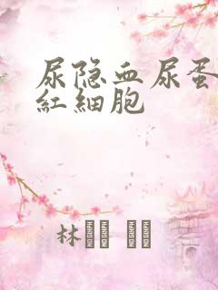 尿隐血尿蛋白尿红细胞