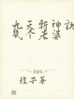 九天斩神诀林辰几个老婆