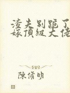 渣夫别跪了夫人嫁顶级大佬显怀啦txt