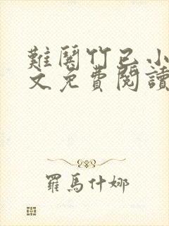 难哄竹已小说全文免费阅读