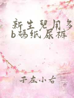 新生儿用多少nb码纸尿裤