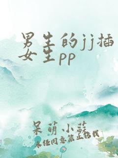 男生的jj插入女生pp