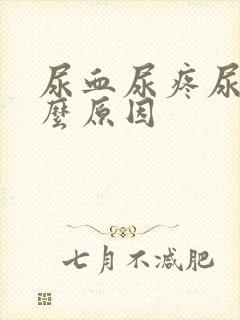 尿血尿疼尿急什么原因