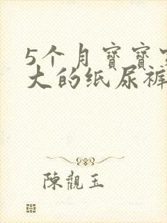 5个月宝宝穿多大的纸尿裤