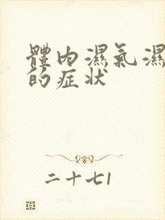 体内湿气湿热重的症状