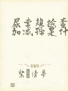 尿常规检查隐血加减号是什么意思