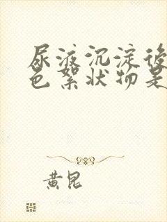 尿液沉淀后的白色絮状物是什么