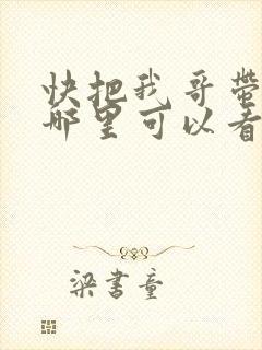 快把我哥带走在哪里可以看到