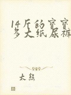 14斤的宝宝穿多大纸尿裤