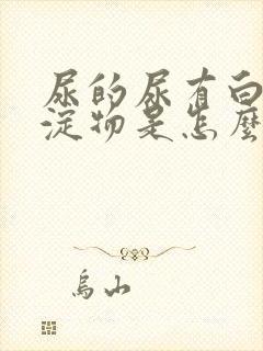 尿的尿有白色沉淀物是怎么回事