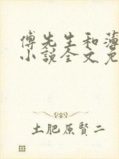 傅先生和薄太太小说全文免费阅读