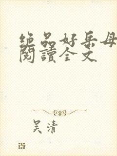 绝品好岳母全文阅读全文
