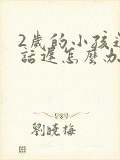 2岁的小孩还说话迟怎么办