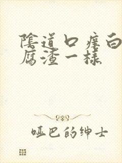 阴道口痒白带豆腐渣一样