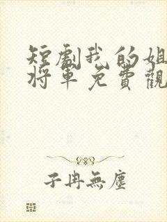 短剧我的姐姐是将军免费观看