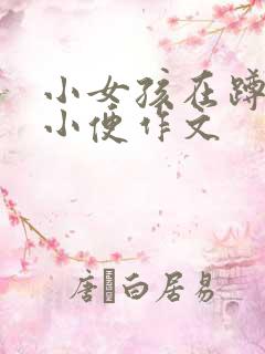 小女孩在蹲厕上小便作文