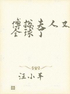 傅总夫人又惊艳全球了