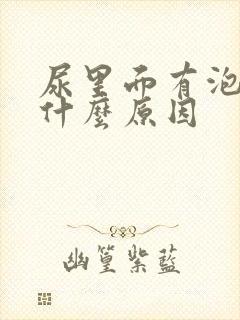 尿里面有泡泡是什么原因