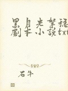 黑月光拿稳be剧本小说txt下载全集