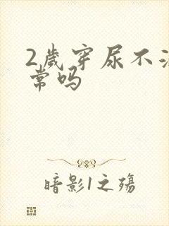 2岁穿尿不湿正常吗