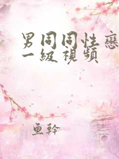 男同同性恋黄色一级视频