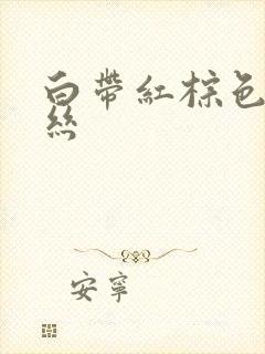 白带红棕色带血丝