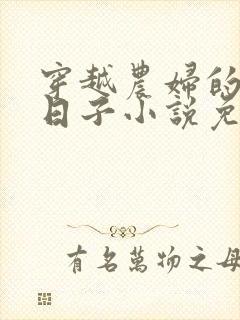 穿越农妇的古代日子小说免费阅读