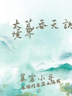 太荒吞天诀所有境界