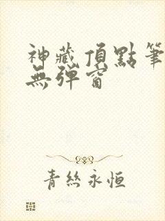 神藏顶点笔趣阁无弹窗