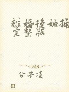 离婚后她捅破天完整版