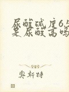 尿酸碱度6.5是尿酸高吗