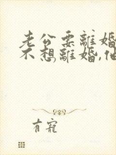 老公要离婚,我不想离婚,他已经不回家了