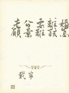 老公要离婚我不愿意离该怎样解决