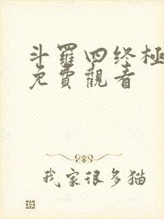 斗罗四终极斗罗免费观看