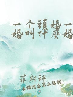 一个头婚一个二婚叫什么婚