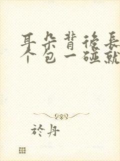 耳朵背后长了一个包一碰就疼