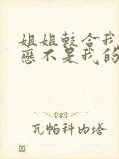 姐姐较合我的初恋不是我的亲姐姐动漫