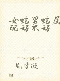 女蛇男蛇属相婚配好不好