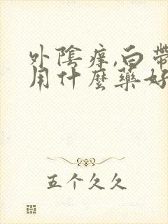 外阴痒,白带黄用什么药好