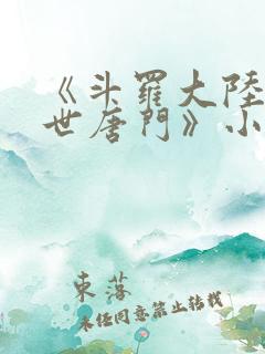 《斗罗大陆2绝世唐门》小说