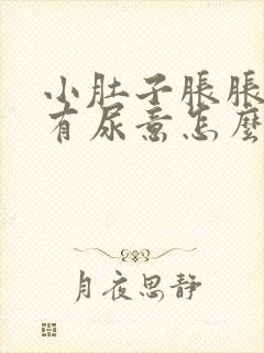 小肚子胀胀的老有尿意怎么回事