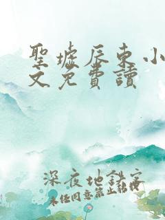 圣墟辰东小说全文免费读