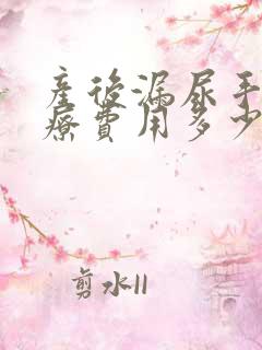 产后漏尿手术治疗费用多少