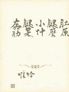 左腿小腿肚子抽筋是什么原因引起的