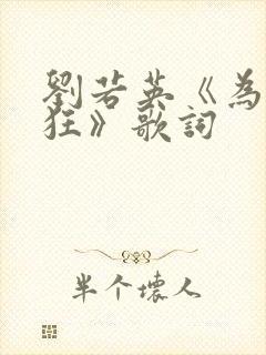 刘若英《为爱痴狂》歌词