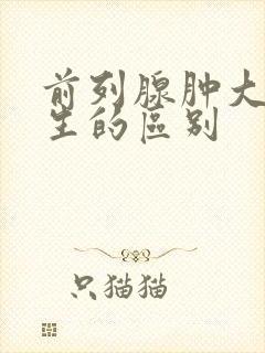 前列腺肿大和增生的区别