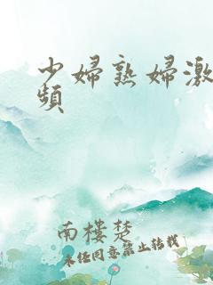 少妇熟妇激情视频