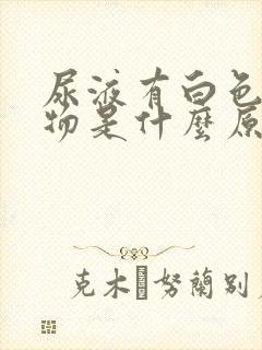 尿液有白色絮状物是什么原因