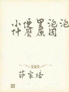 小便里泡泡多是什么原因