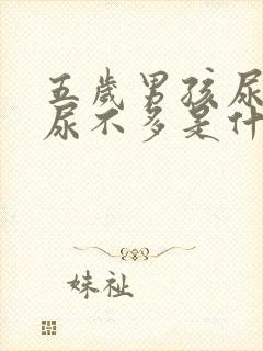 五岁男孩尿频又尿不多是什么原因